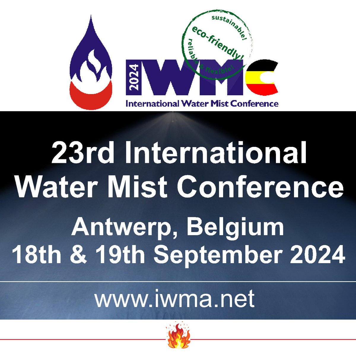 Ticket sales start on 15th May! But you can start thinking about attending / handing in an abstract (deadline: 15th May) / sponsoring right now! The #IWMC2024 is the place to go to learn more about #watermist technology! #IWMA #fireprotection #firesafety  #fireenginering