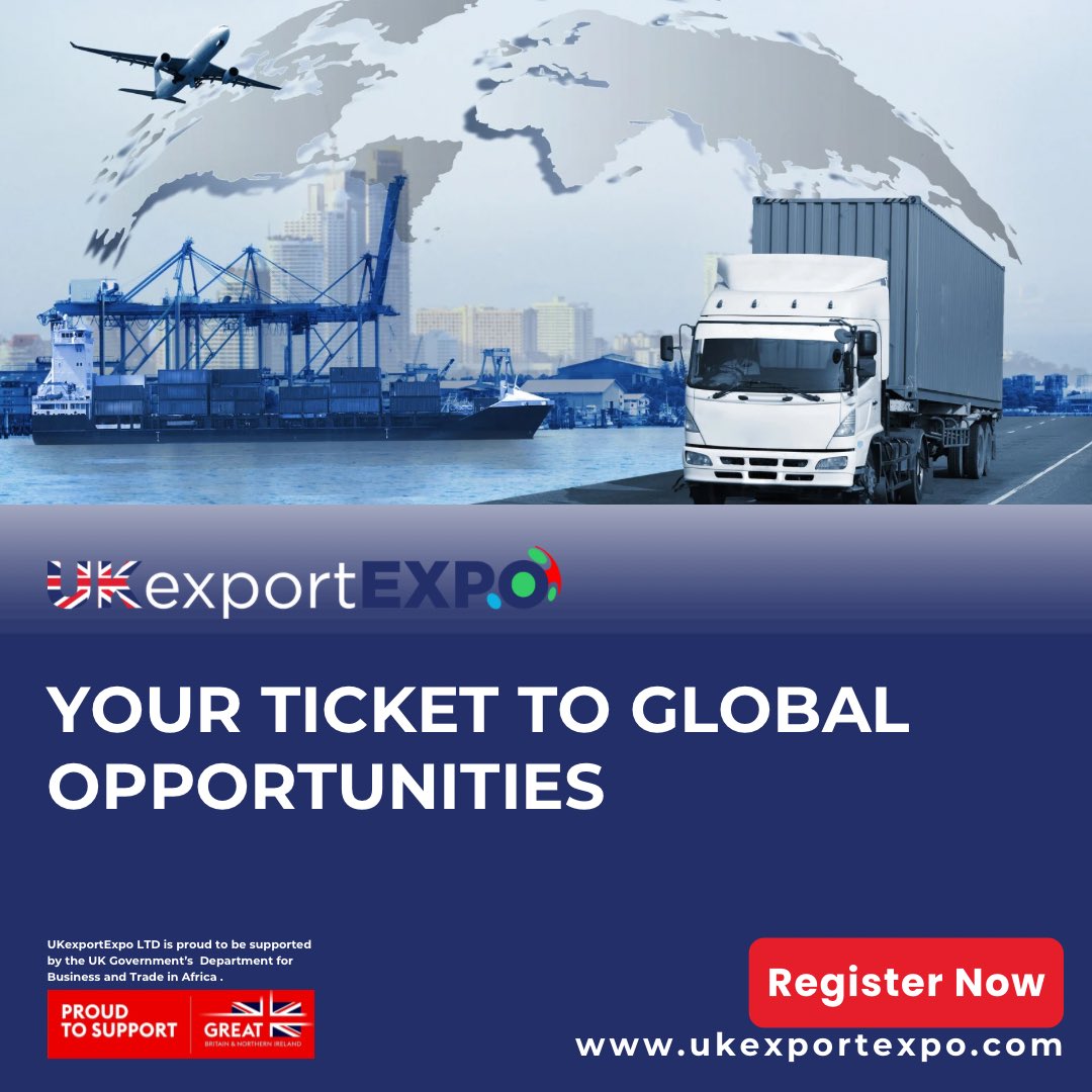 Unlock global opportunities with UKexportExpo. Your ticket to expanding your business horizons. Click the link in bio to register now!

#ukexportexpo2025 #GlobalOpportunities #ukexport #uksmes