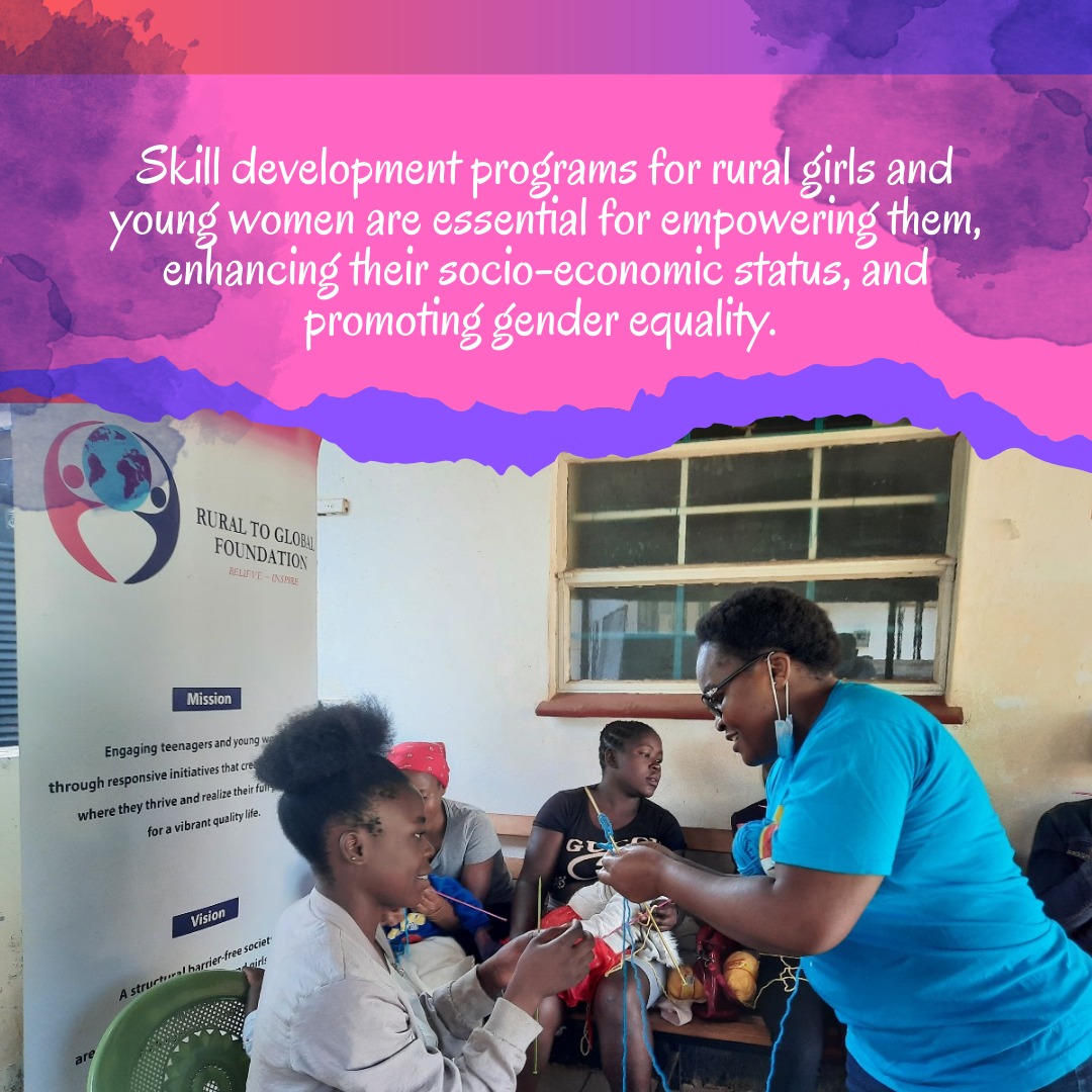 Skill development programs for rural girls and young women are essential for empowering them, enhancing their socio-economic status, and promoting gender equality. #AmplifyRuralCommunities