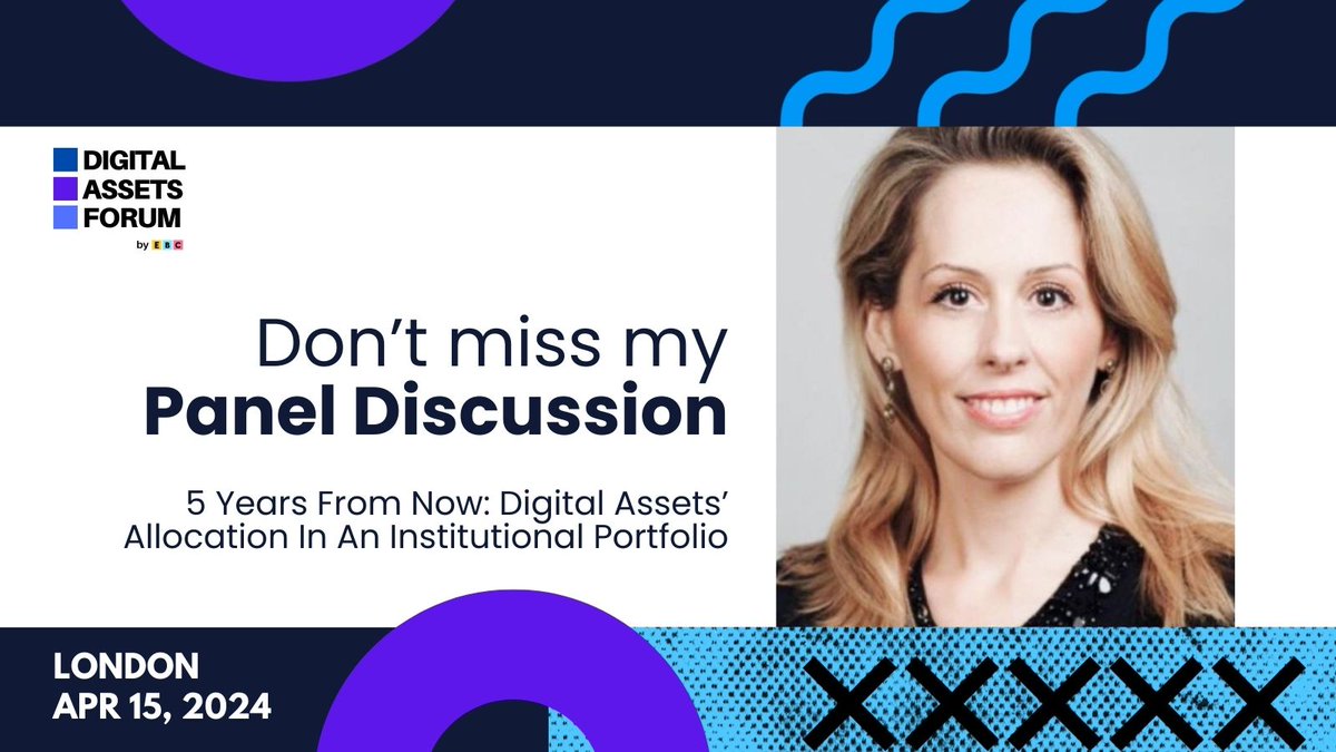 Excited to be speaking today at the #digitalassetforum we will dive into Institutional allocation to #digitalassets eblockchainconvention.com/digital-assets… #crypto