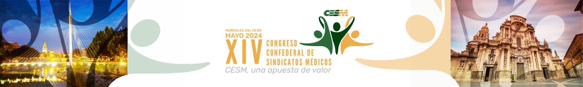 Abrimos inscripciones⏩XIV Congreso Confederal de #SindicatosMédicos que acogemos en #Murcia del 23 al 25 de mayo

Nos reuniremos para reflexionar sobre el pasado, analizar presente y proyectar futuro

Programa e inscripción🖇️
medicosdemurcia.com/noticia.asp?id…

#EquipoCESM #CongresoCESM