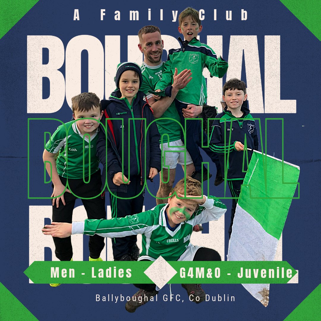 Ballyboughal GFC 💚🤍 A Family and Community Club We have teams to suit all ages; Juveniles, Ladies, Men's & even G4M&O 😃 #BoughalAbú