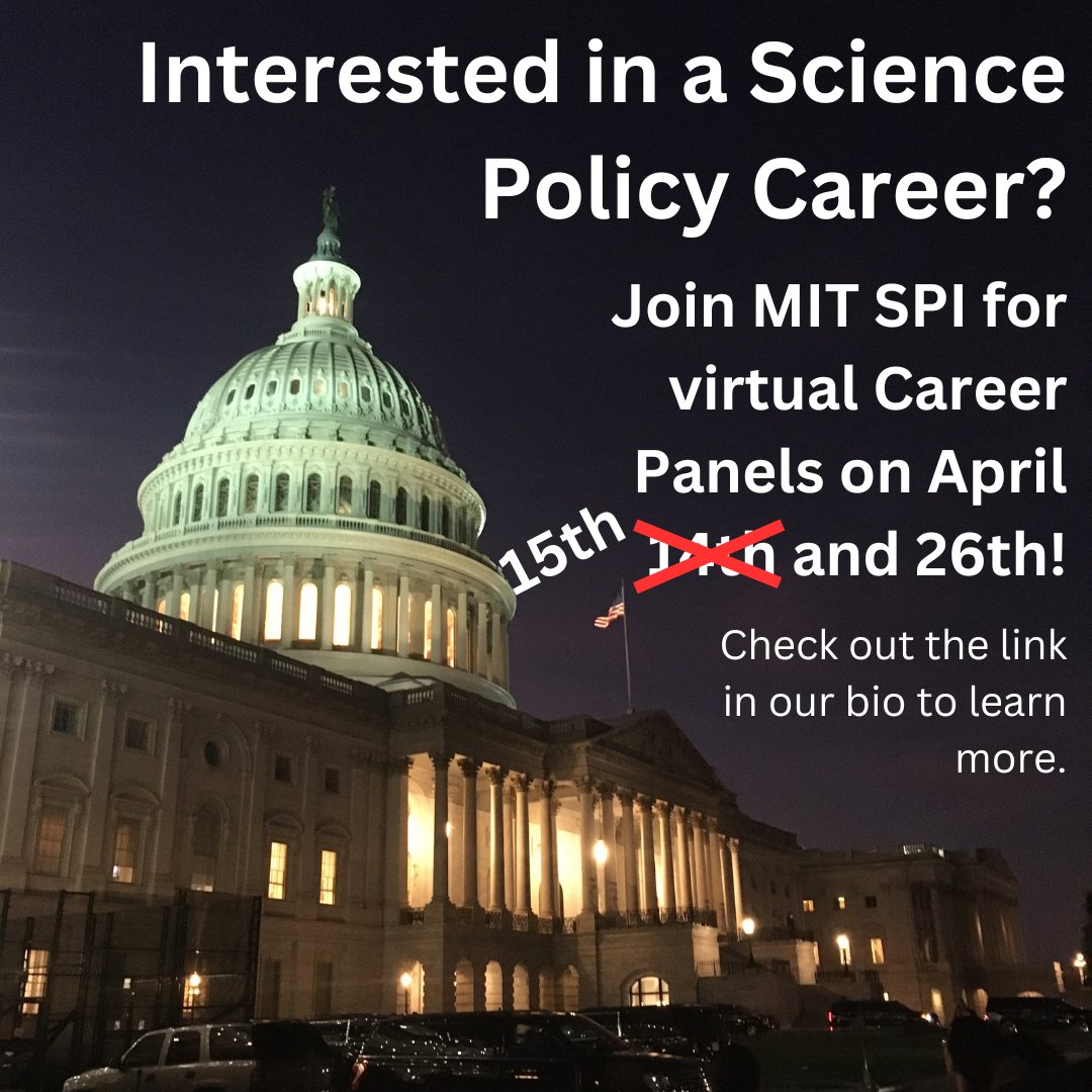 MIT SPI (Science Policy Initiative) tweet media