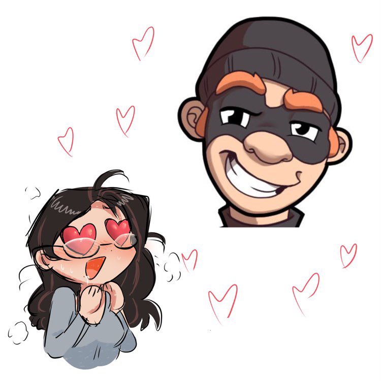 pykle_'s tweet photo. drew bobbery rob then found out my pookiest @Kinokoo_San drew him AND a free self potrait, guess whos getting sloppy tn https://t.co/zqJoSXPfgD