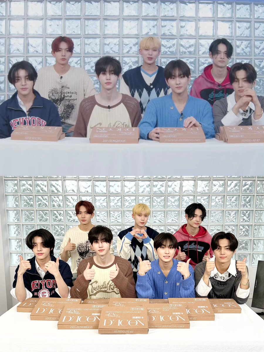 enhypen unboxing ♡ 

then                                                now