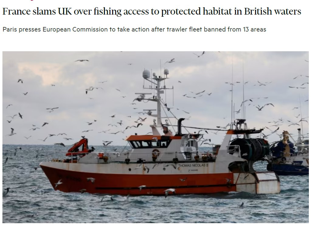 Banning bottom trawling in marine protected areas is like 'taking an axe' to the fishing industry? Wrong. Bottom trawling is like taking a bulldozer to our ocean's beating heart 🩵 It harms the future of fishing & our ocean. It has no place in MPAs ❌ ft.com/content/e2bab4…