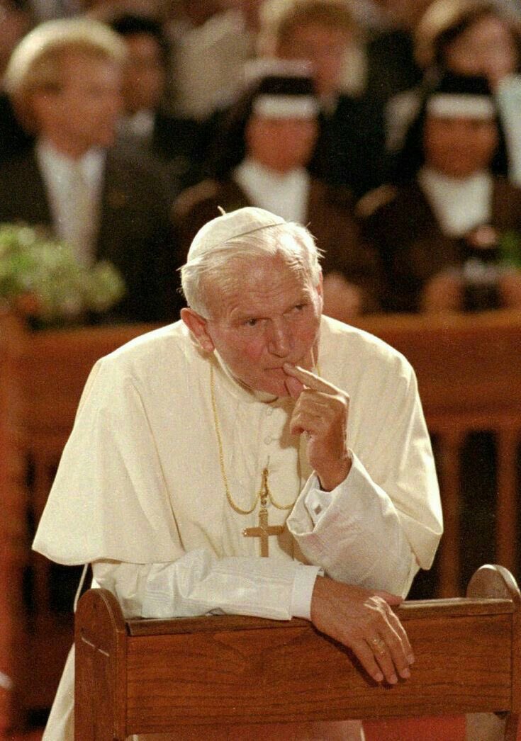 “Courageously follow the path of personal holiness and diligently nourish yourselves with the word of God and the Eucharist. The holier you are, the more you can contribute to building up the Church and society.”

St. Pope John Paul II