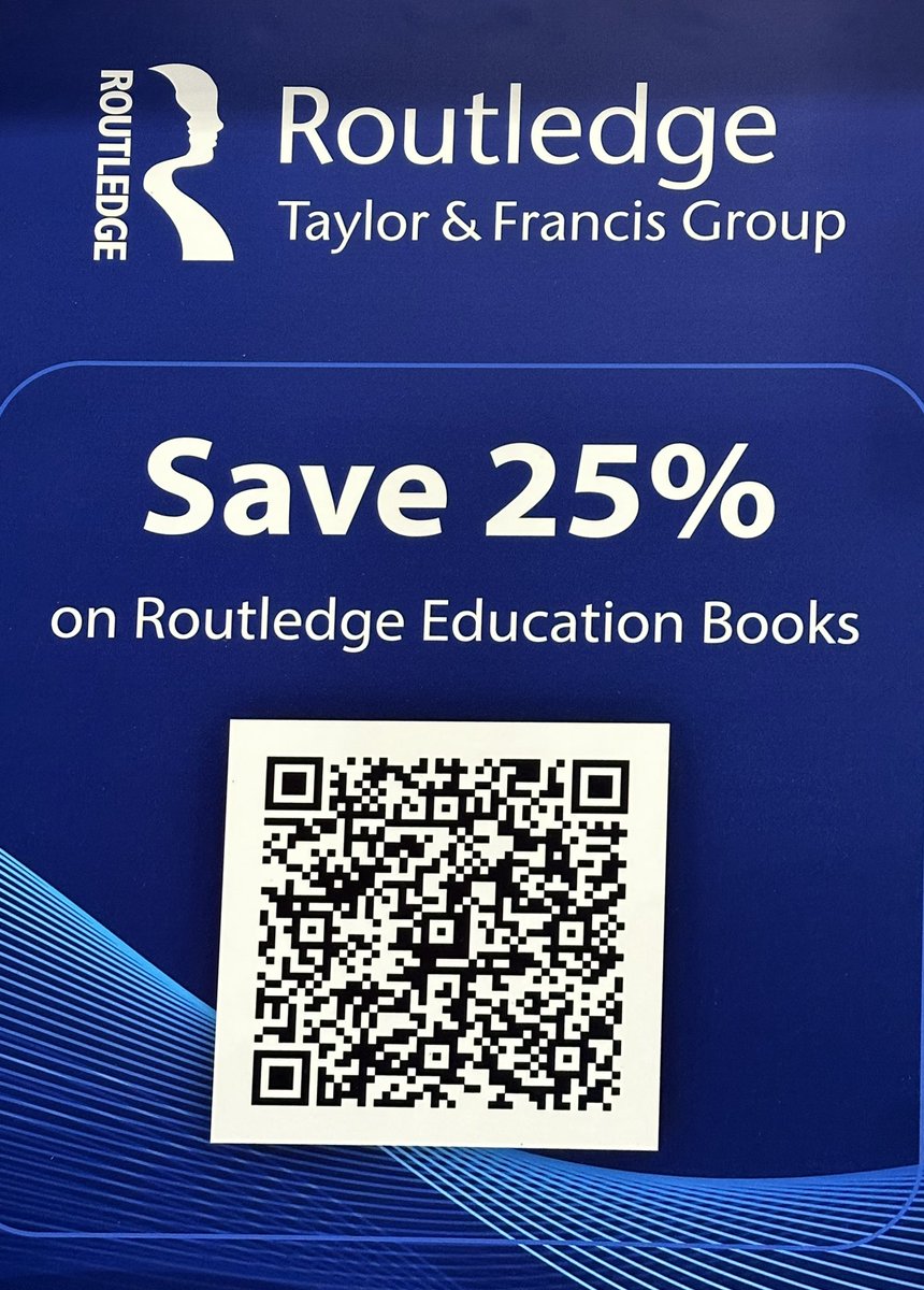 Feeling exhausted yet fulfilled wrapping #AERA24! Our @RoutledgeEd team connected w/ 100s of current & potential authors doing incredible work. Thank you for trusting us to share your impact. Reminder: you can still order 📚 w/ the conf. code- same as the hashtag! @WeAreTandF