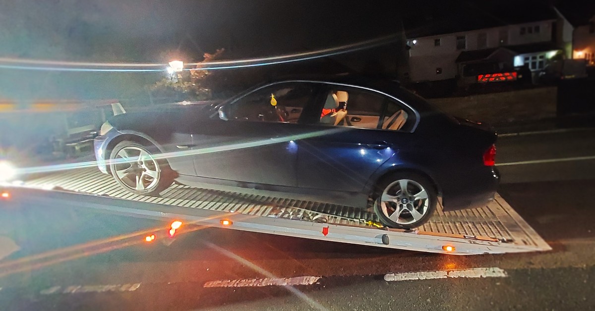 On 11 April officers from your #Thurrock Community Policing Team conducted Operation Sculptor patrols, tackling theft of motor vehicle offences. Whilst in #NorthStifford, this BMW was being driven without insurance. Driver was reported and the vehicle was seized and recovered.