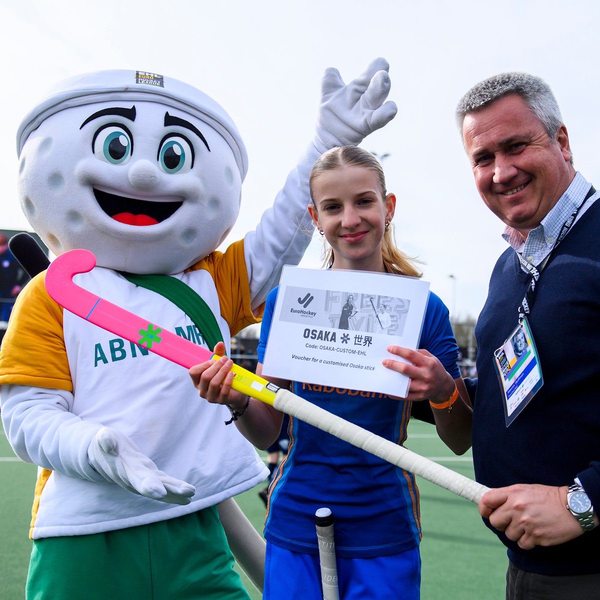 EuroHockey Freestyle makes its pledge for International Hockey Day The first @eurohockeyorg Freestyle launched spectacularly last week with over 5,500 fans marveling at the skills of the three finalists at the Wagener Stadium, Amsterdam. Read more here: bit.ly/49B0ljx