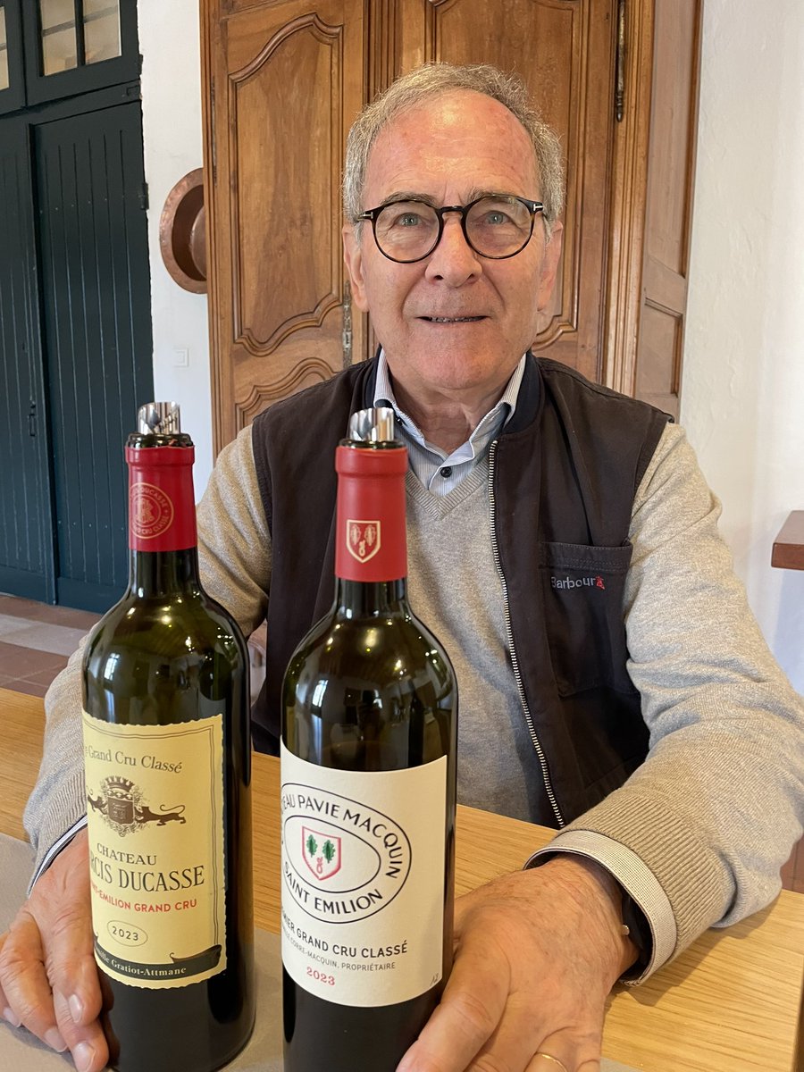chriswinedoctor's tweet photo. Tasting with the man himself. Nicolas Thienpont at Larcis Ducasse. #bdx23. #bdx2023 #bordeaux #stemilion #larcisducasse #paviemacquin #wine https://t.co/MK1SP8uC5E