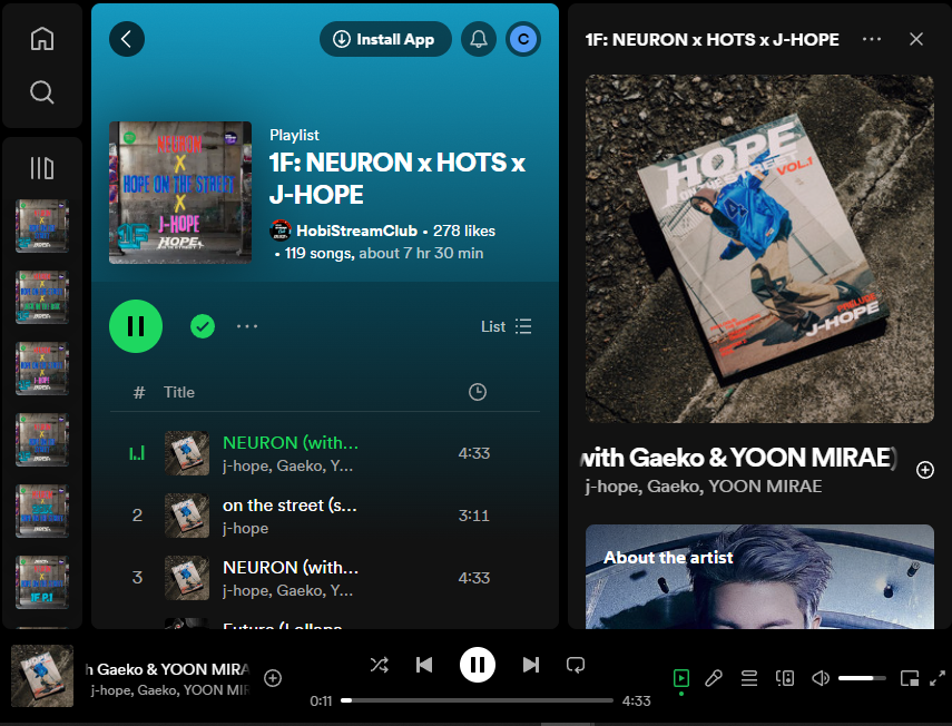 <a href="/hobistreamclub/">Hobistreamclub 💚ミ</a> <a href="/VenayaL/">Vee</a> <a href="/hobis_huimang/">mia • HOPE ON THE STREET</a> 

STREAM NEURON, STREAM HOTS 
#jhope_NEURON #홉온스 #jhope 
#HOPE_ON_THE_STREET #제이홉