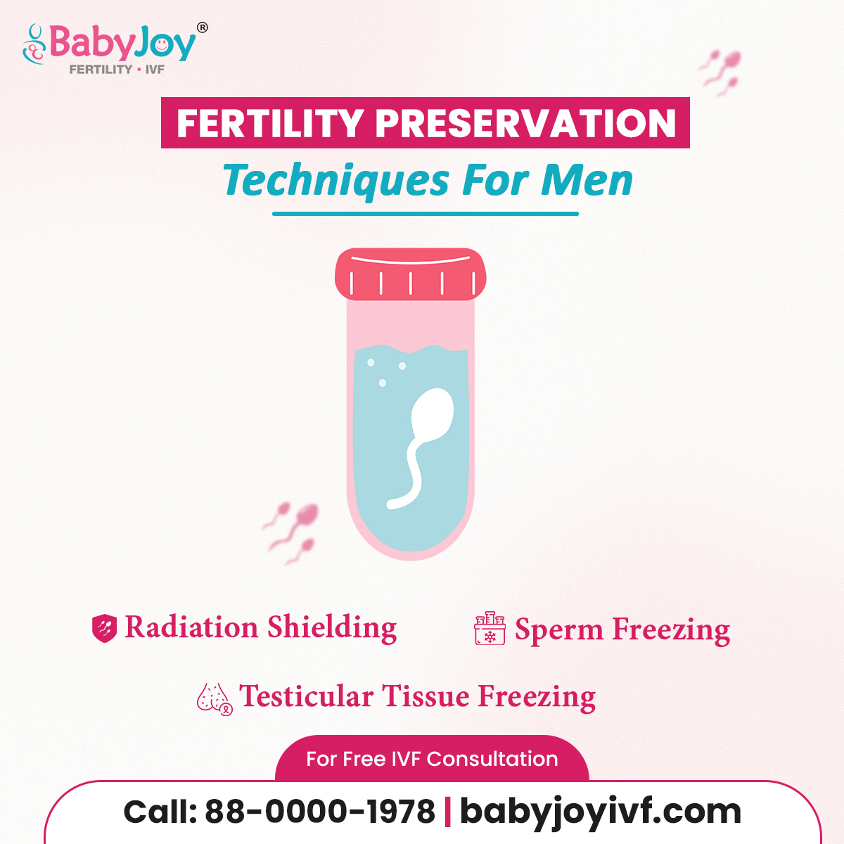 Fertility preservation isn't just a choice; it's a chance to keep your parenthood hopes alive.
.
.
#FertilityPreservation #HopeForTomorrow #FamilyDreams #ParenthoodJourney #FertilityOptions #FutureFamily #DreamProtection #FamilyPlanning #BabyjoyIVF