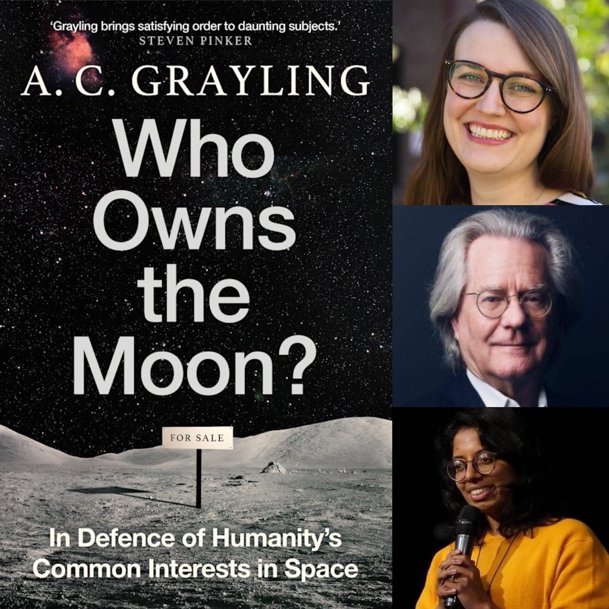 Tuesday on @3RRRFM! Philosopher Professor @acgrayling speaks in-depth about his new book, Who Owns The Moon? Historian and @TheAusInstitute researcher Dr @EmmaShortis on the latest in US politics. Refugee lawyer turned comedian Sashi Perera on her @micomfestival show, Boundaries