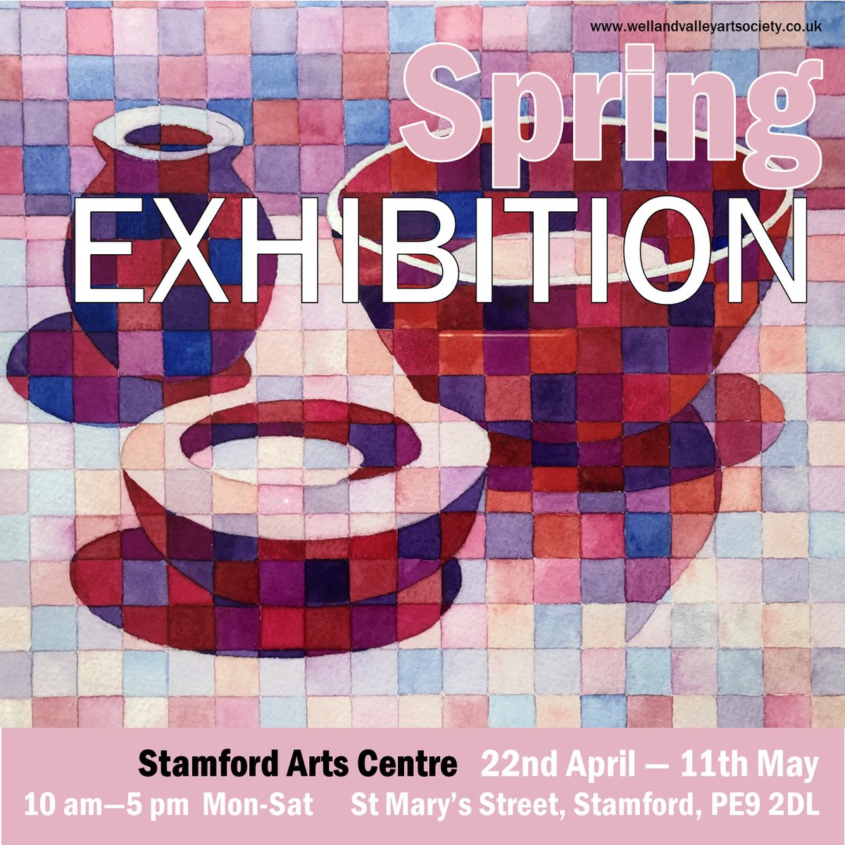 Our spring exhibition opens a week today! We look forward to sharing wonderful artwork with you in the lovely gallery at @stamfordarts from Monday 22 April to Saturday 11 May. Free entry and all welcome. We hope you come along! #stamforduk #artexhibition