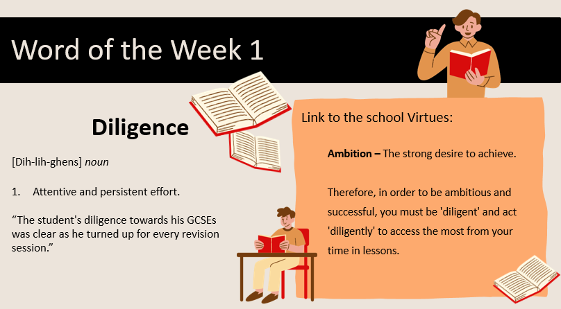 This week's Word of the Week is 'Diligence'.... #WordOfTheWeek #highcrestacademy