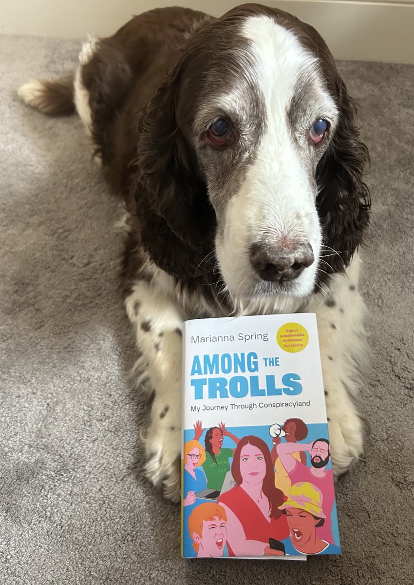 Looking forward to reading this! ⁦@mariannaspring⁩ Millie the dog likes the look of it too 👍