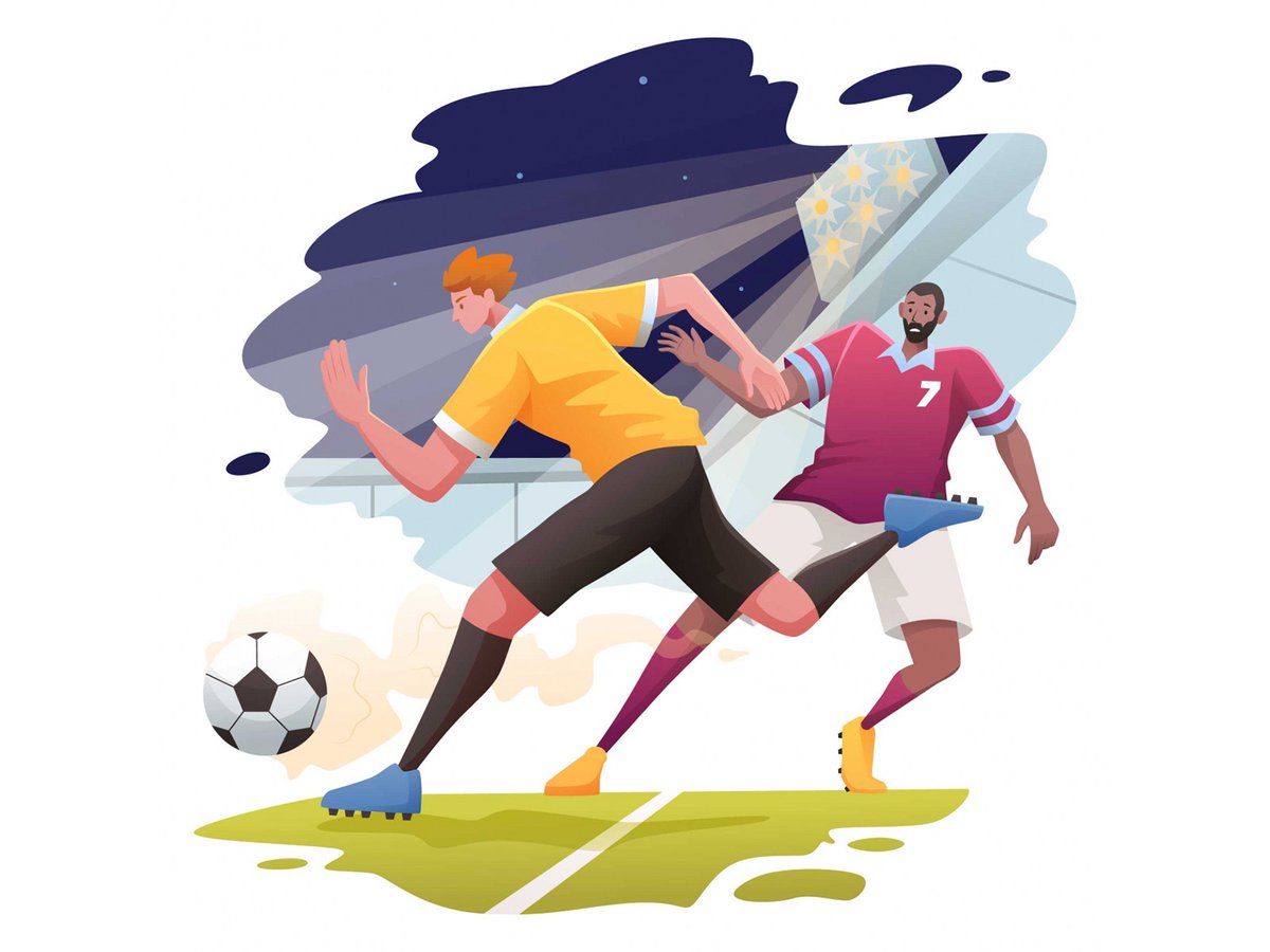 Football World Cup Illustration Download: graphicpear.com/football-world… #illustration #graphicdesign #vectorillustration #freevector #freedownload