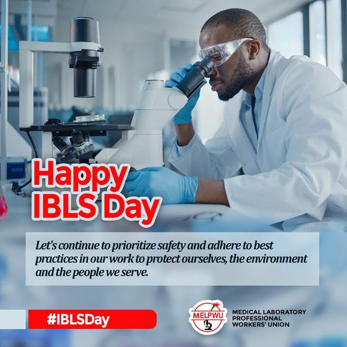 MelssaKnust's tweet photo. Happy IBLS day 🙏🤩 🥼🧪🔬
Let's continue to prioritize safety and adhere to best practices in our work to protect ourselves, the environment and the people we serve.
#Service_to_humanity
#melssaknust https://t.co/oqR4Ae1nNx