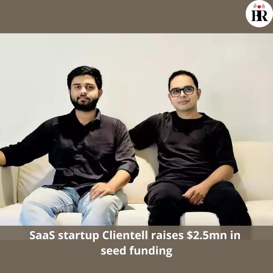 businessreviewL's tweet photo. SaaS startup Clientell raises $2.5 million in seed funding
Read more :- https://t.co/qwDOY8rWy6
#Clientell #RevenueOperations #AI #SalesForecasting #ArtificialIntelligence #startups #GrowthStageCompanies #SaaS #EnterpriseProductivity #DataQuality #BusinessNews #Keralanews https://t.co/4nqjbqgPqq