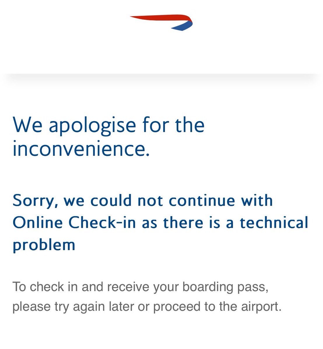 Ah, <a href="/British_Airways/">British Airways</a> great standard of service as always…