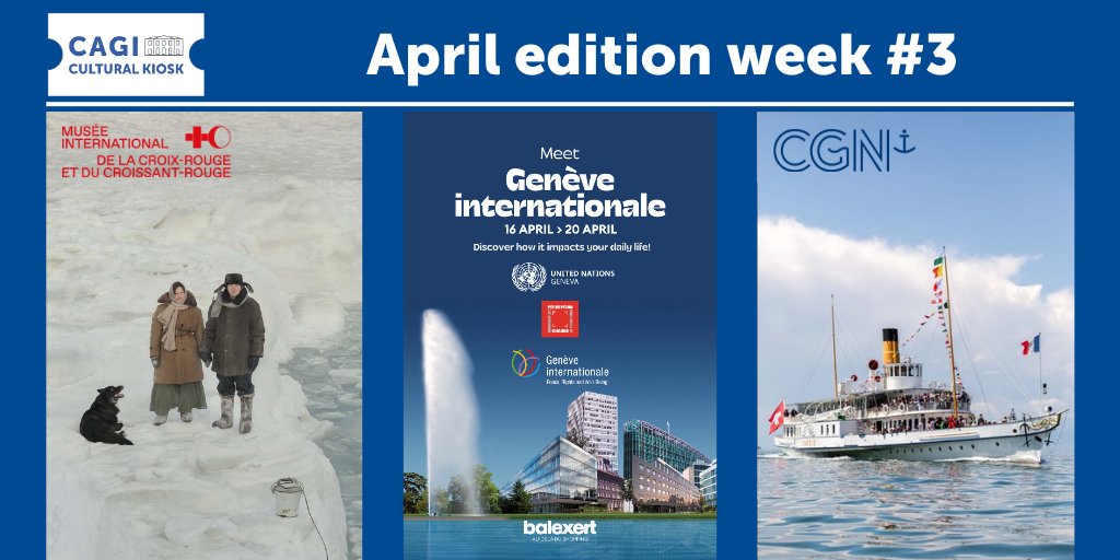 ✨ Special offers and recommendations on #museum , #internationalgeneva and #lakecruise in Geneva region. 📍 @redcrossmuseum / @CentreBalexert / CGN 👉 Buy your tickets at #cagiculturalkiosks at @UNGeneva & @CERN and discover more activities! 🔗 cagi.ch/en/cultural-ki…