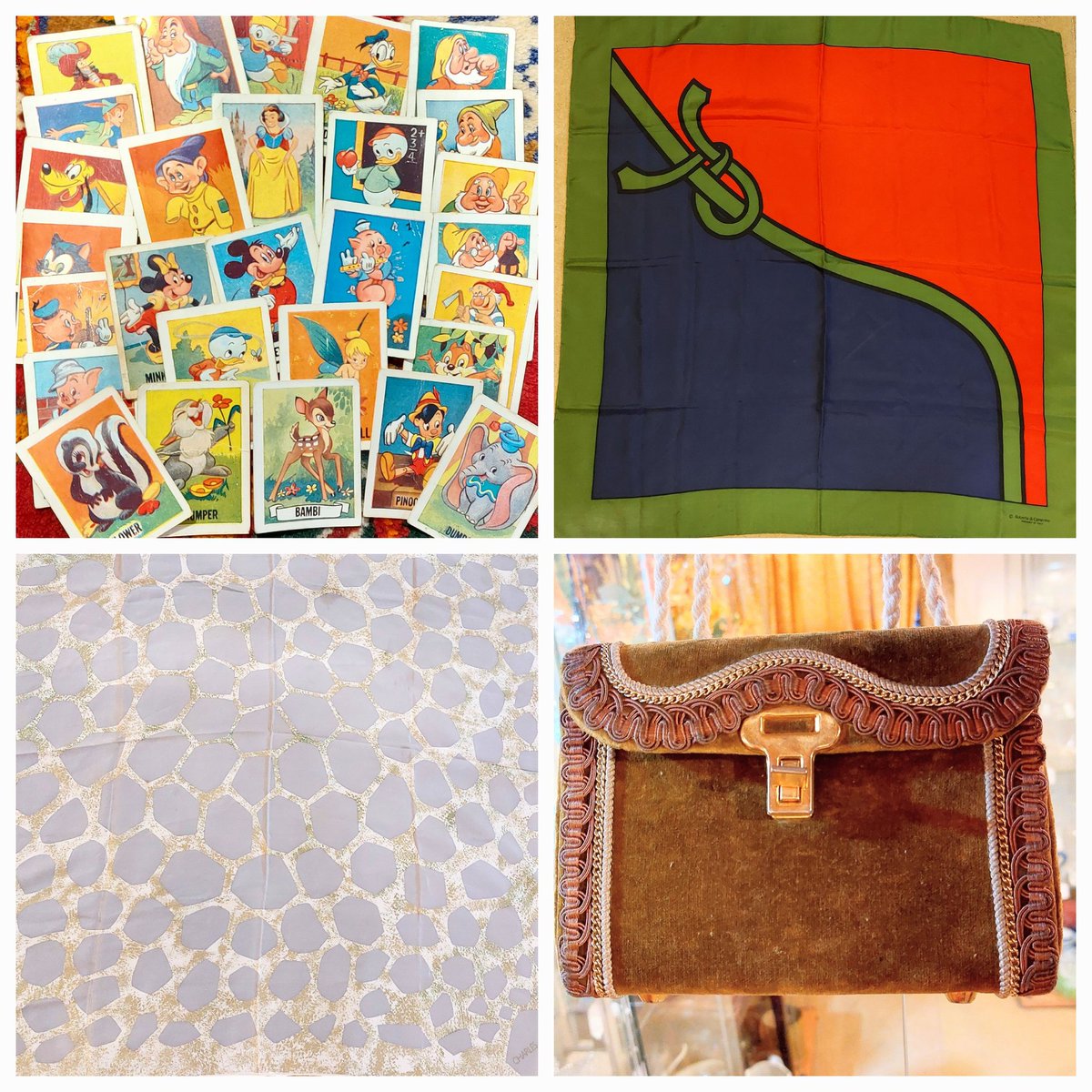 eversleybarn's tweet photo. #circuscolours #paintedchestofdrawers #disneysweetcards #designerscarves #vintagehandbag #judismithantiques #eversleybarnantiques https://t.co/5ww8N5UdeI