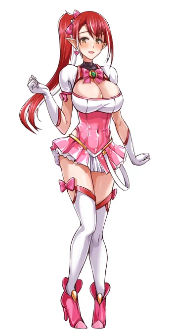 さんの音声作品のイラスト描かせていただきました!珍しく悪堕ち一次創作のキャラデザが出来て面白かったです是非是非～ 