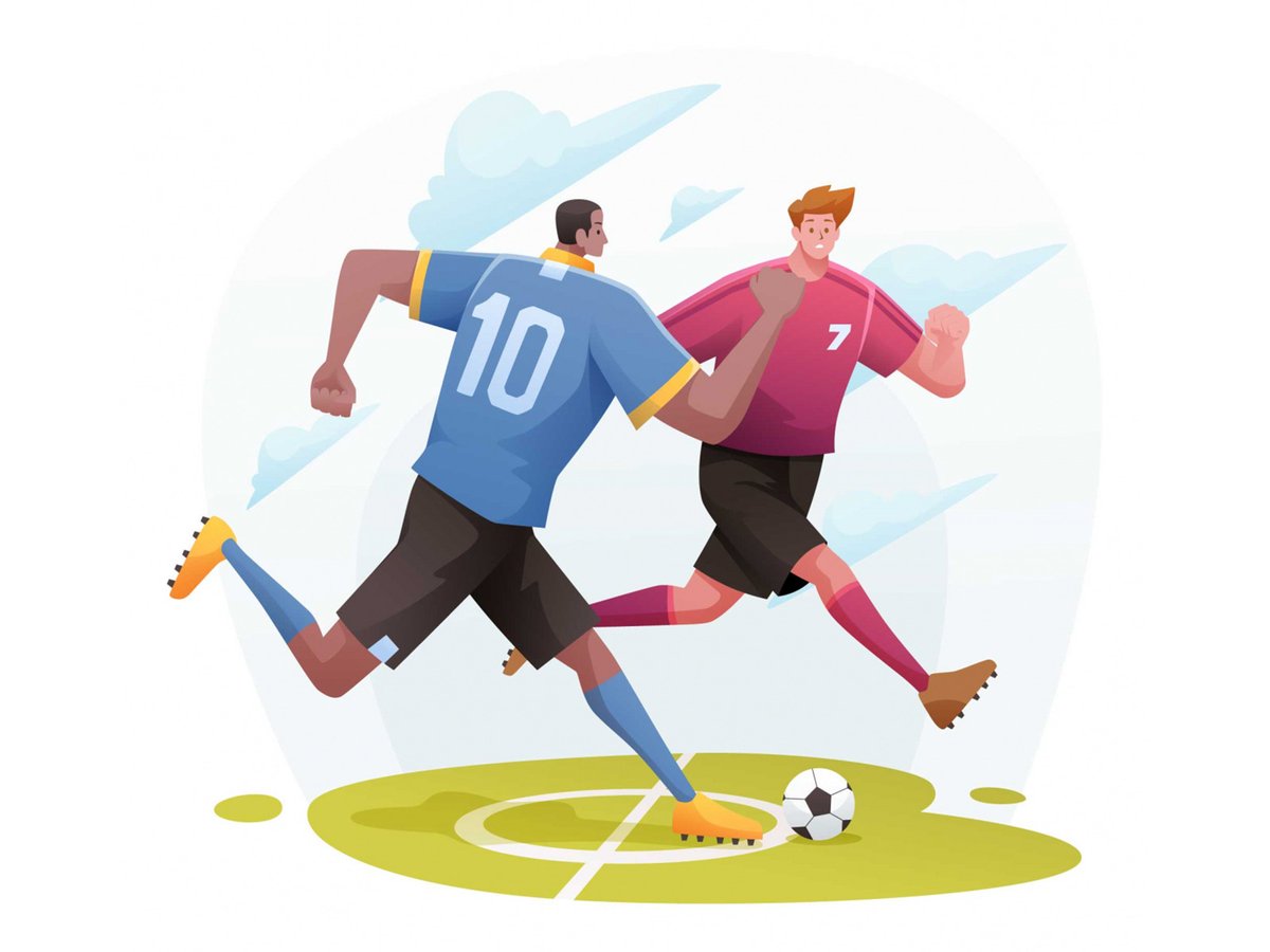 World Cup Match Illustration Download: graphicpear.com/world-cup-matc… #illustration #graphicdesign #vectorillustration #freevector #freedownload