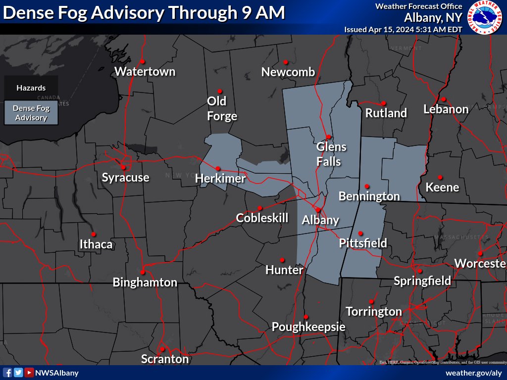 NWS Albany tweet media