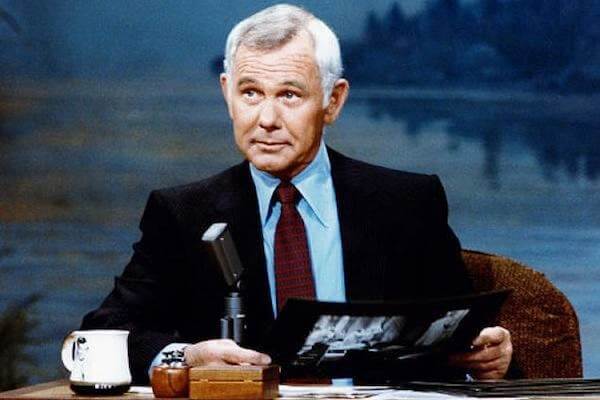 I just saw him as badass johnny carson in that makeup