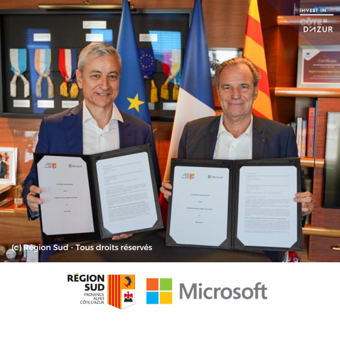 🌐 Partenariat @MaRegionSud  et @Microsoft pour dynamiser l'adoption de l'#IA

➕ investincotedazur.com/region-sud-mic…

#IA #Microsoft #RegionSud #investincotedazur #nice06 #nicecotedazur