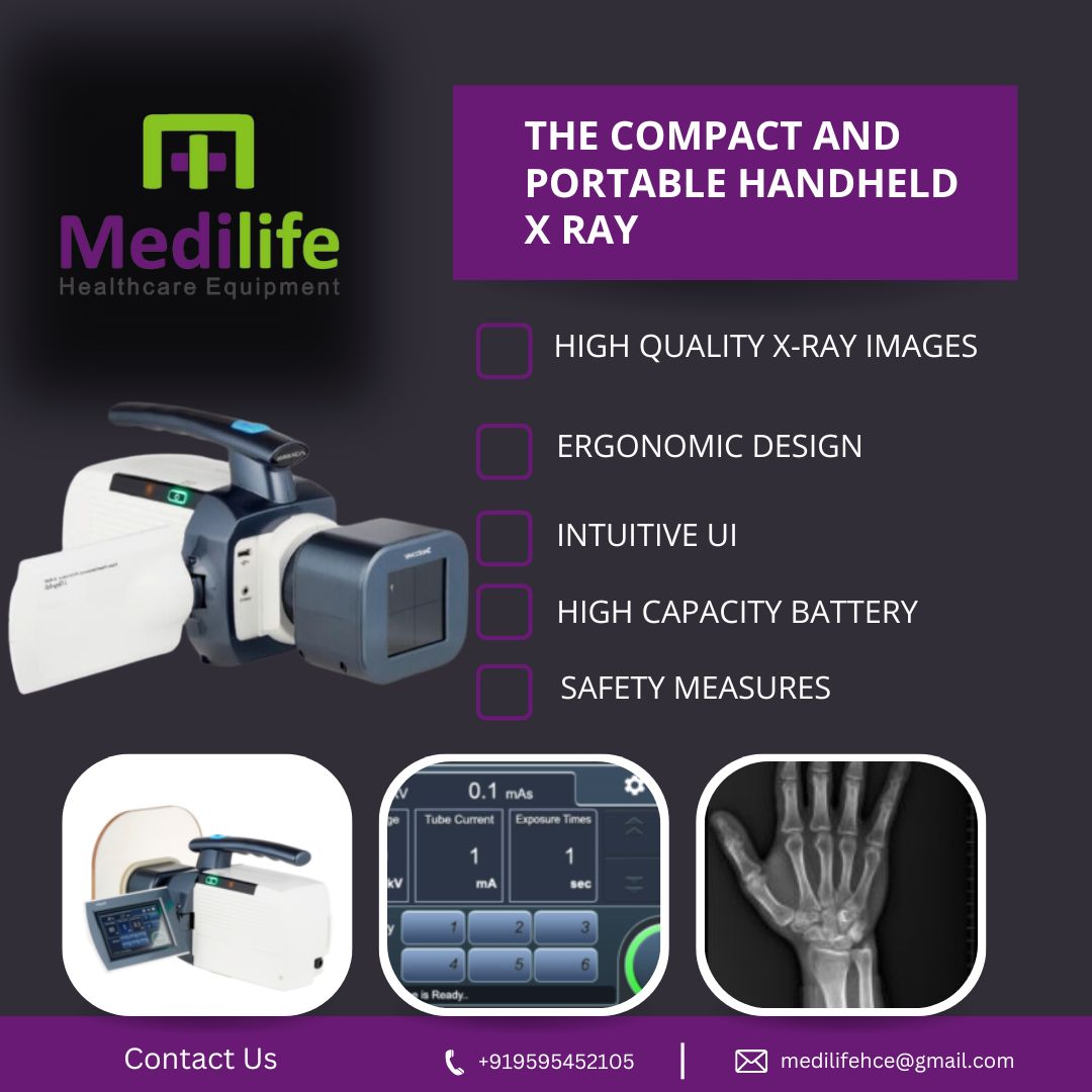 Medilifemktg's tweet image. The Compact and Portable Handheld X Ray Machine

A highly specialized, portable X-ray device designed for use in the medical and veterinary industries, producing clear images. For  Demo please call on +919595452105/+919595452103
#PortableXrayMachine #XrayMachine  #Xray