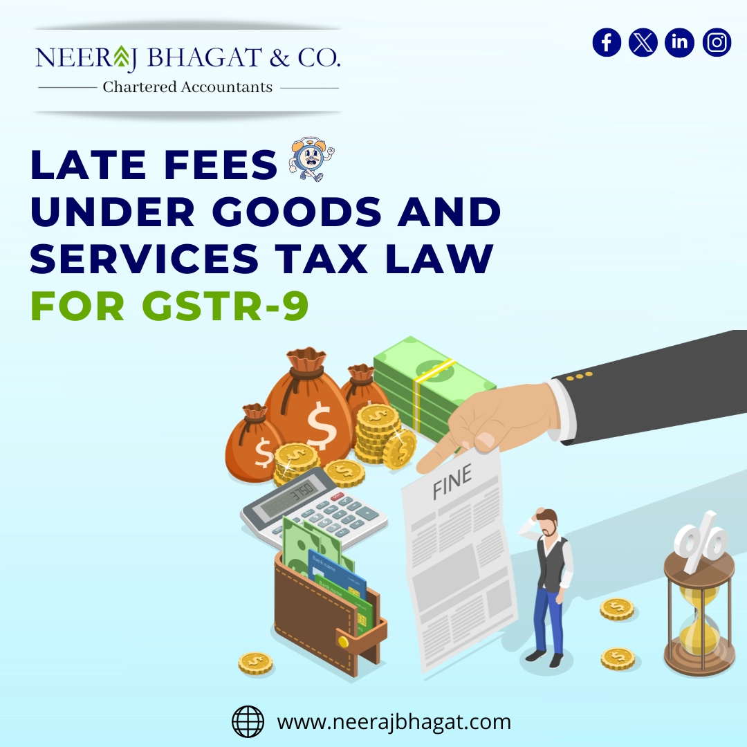 Late Fees under Goods and Services Tax Law for GSTR-9 💰📅

Read now:  neerajbhagat.com/blog/index.php…
.
.
.
#GSTLateFees #GSTR9 #TaxCompliance 
#GSTFiling #TaxPenalties #GoodsAndServicesTax 
#GSTRules #TaxRegulations #LateFeesPenalty
#NBC #CA_RuchikaBhagat
#NeerajBhagat