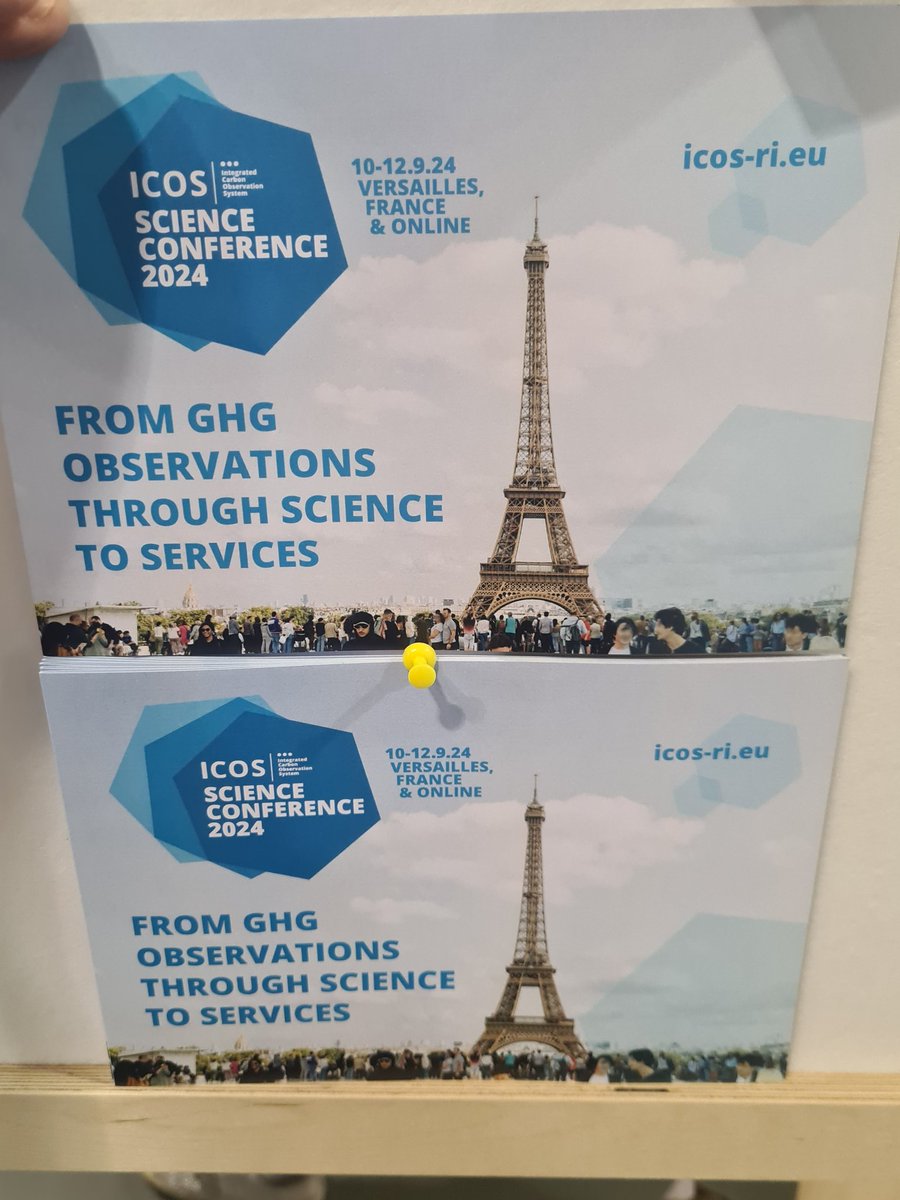 And whilst you are at it you can earn more about the @ICOS_RI science conference in versaillles this September. Abstract submission still open.