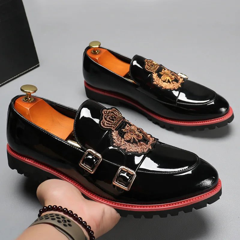HabbyBusiness's tweet image. Stride with confidence in #EmbroideredElegance, where #FashionMeetsFunction. These loafers are not just shoes; they’re a statement. 🥿✨ #MensFashion #StyleStatement #LeatherLuxury #SlipOnSophistication #TrendyFootwear #WalkWithPride #UKTrends #USATrends #FootwearFashion #ShoeGam