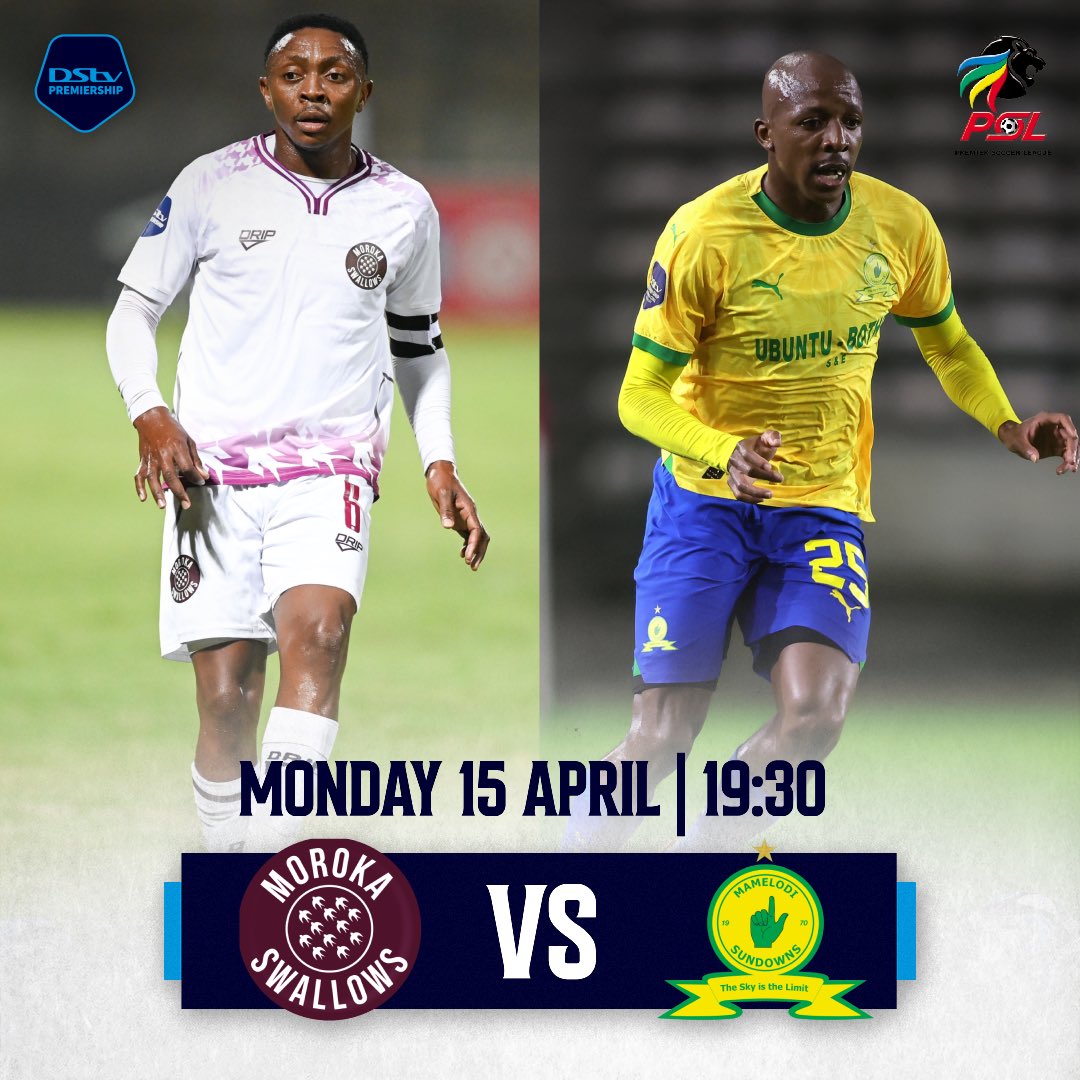 The #DStvPrem action continues today with a clash between @Moroka_Swallows and @Masandawana at Dobsonville Stadium in Soweto 🤩 How do you see this one at Full-Time? 🤔