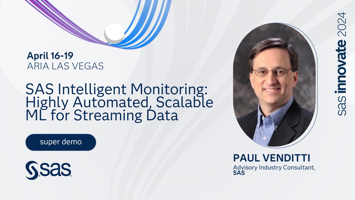 Adversely impacted by productivity & revenue loss from asset #anomalies that aren't detected and fixed proactively? Learn how to operationalize an #AI driven asset anomaly detection system that's adaptable, affordable & scalable during this Super Demo. 2.sas.com/6010w2vAj