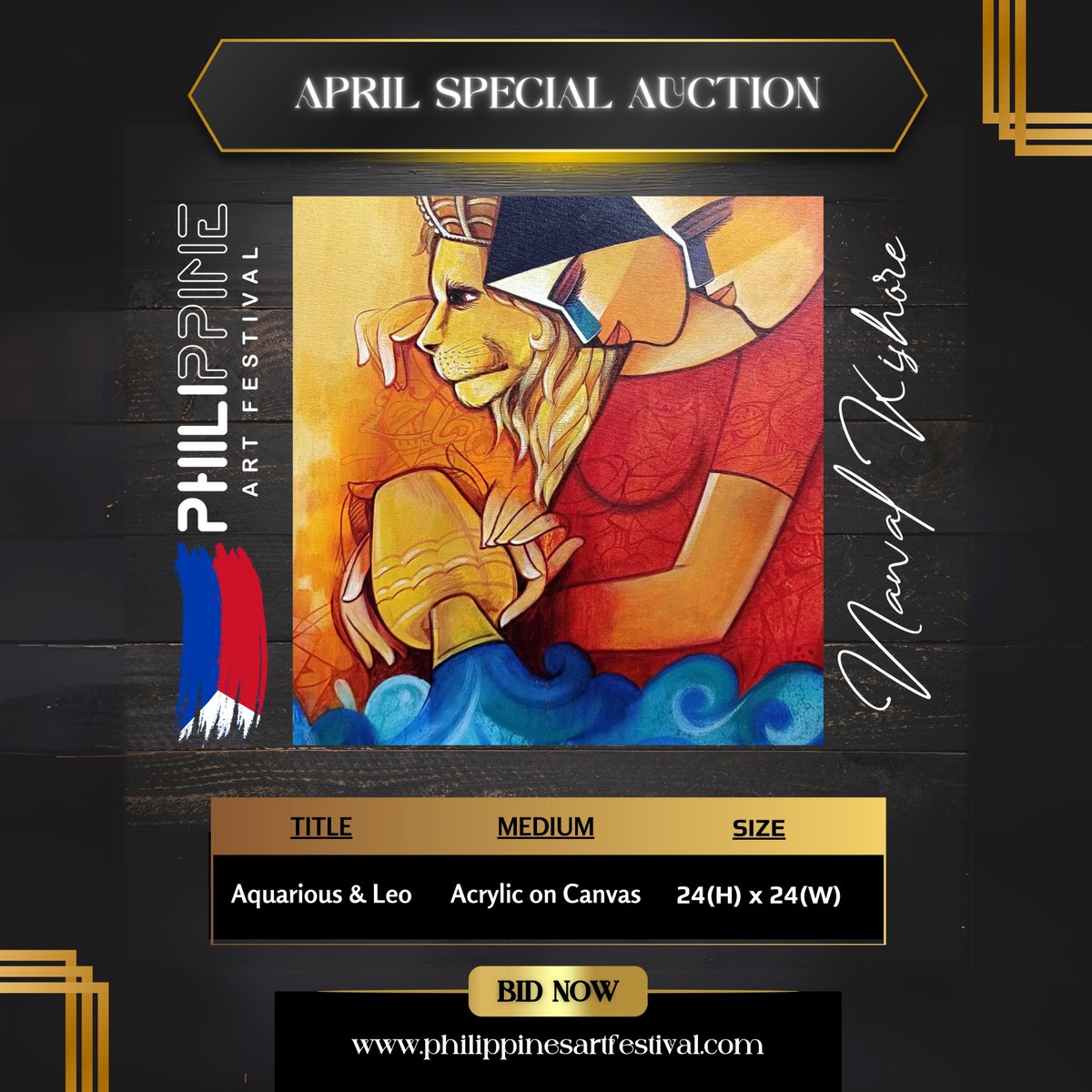 Join us for a celebration of creativity and bid on breathtaking artworks that will make this month of April extra special. Visit our website to bid now!

#PhilippineArtFestival #Artfestival #artevent #artfest #artists #Filipinoart #Filipinoartists #Filipino #ArtinPhilippines