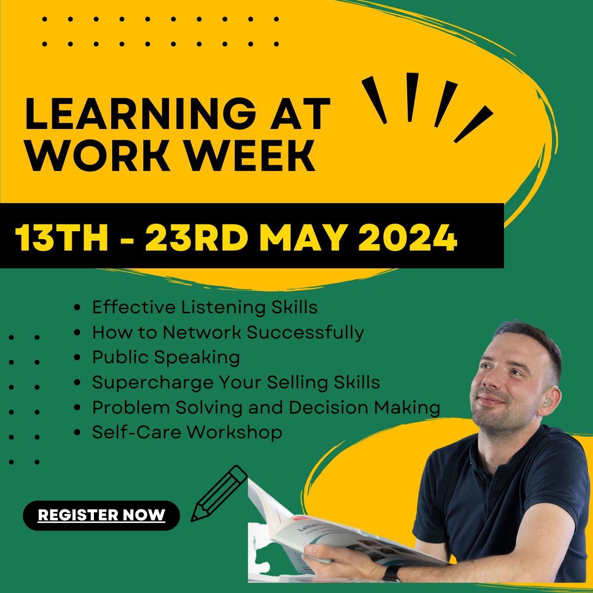 WBCLLearning's tweet photo. #LearningatWorkWeek - a series of motivational workshops. This year’s theme is “Learning Power” so harness your #learningpower to #refresh skills or discover new ones and uncover your potential. Find out more ⬇⬇
https://t.co/nwXsj5GWKR https://t.co/Eq4RmBV12u