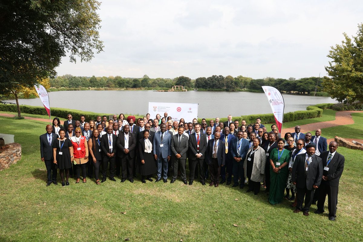 ICRC_SAfrica's tweet photo. The 6th Commonwealth Red Cross&amp;Red Crescent Conference on International Humanitarian Law has formally commenced in Pretoria. All speakers called for the respect and compliance of the  #IHL. Grateful for the opening remarks from @alvinbotes  @NMelzerICRC @JulesAmoti @ @molefi_taka https://t.co/j7G27UVCZg