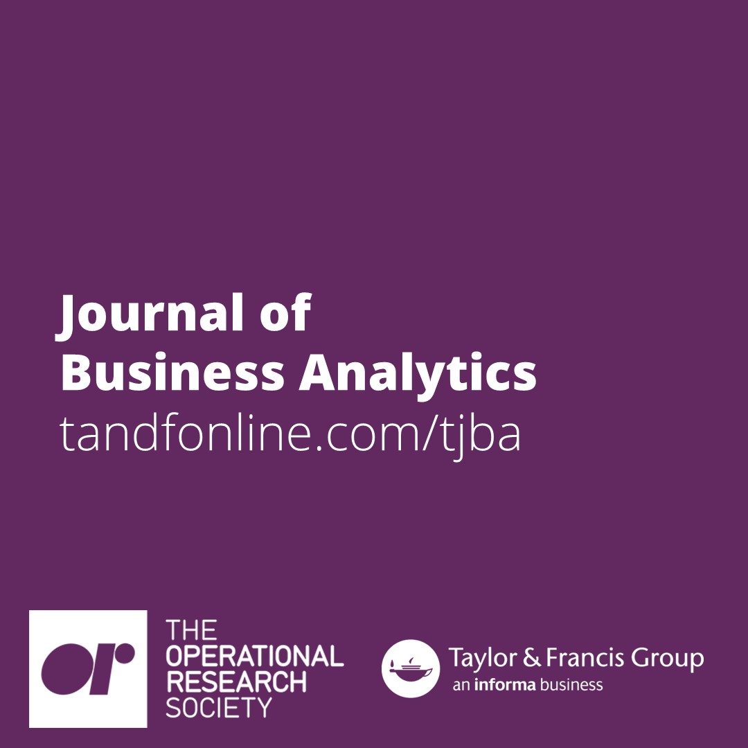 Wishing all delegates and #JBA editors attending the  INFORMS Analytics Conf. #2024Analytics a great second day in Orlando! ☀ If you are presenting and are looking for a home for your #analytics research, please get in touch tandfonline.com/action/journal… <a href="/sudharam/">Sudha Ram</a> <a href="/TheORSociety/">The OR Society</a> #ORMS
