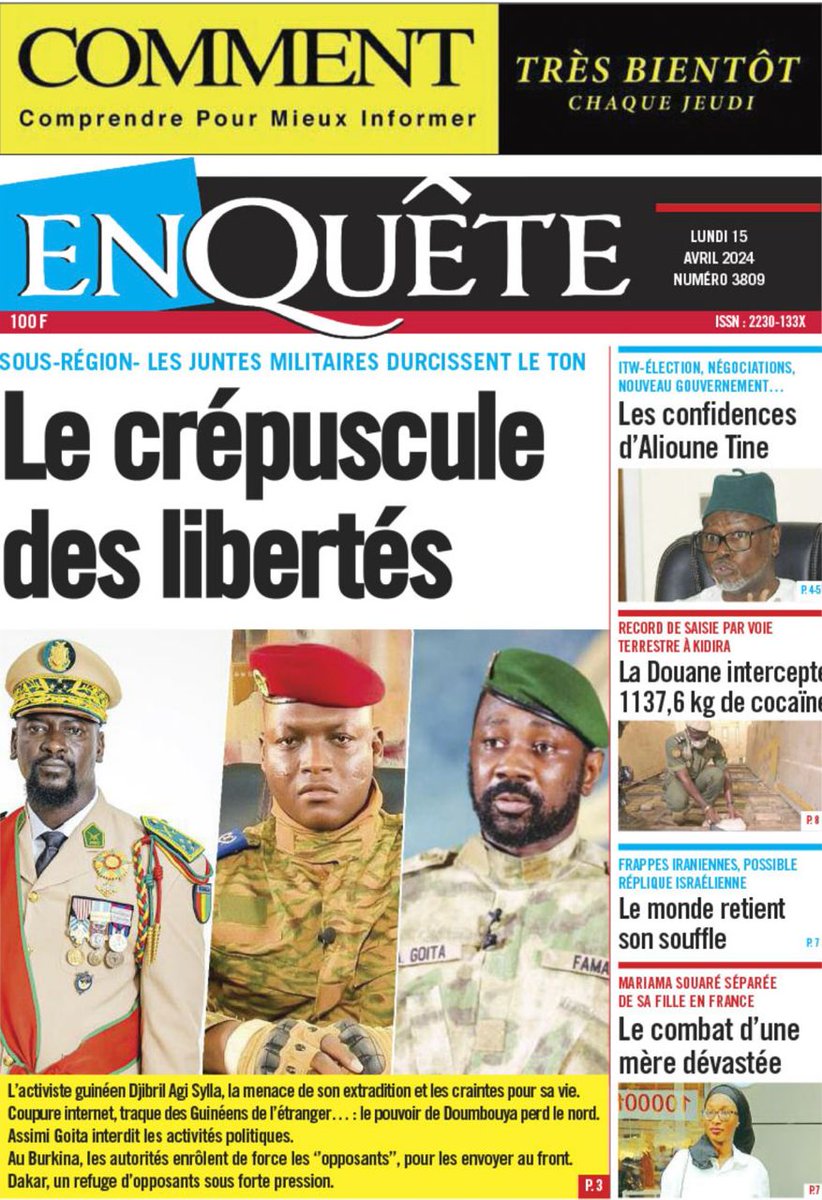 Les dictatures militaires en Afrique de l'ouest ne sont pas simplement des impasses politiques, économiques et sociales, elles constituent de sérieuses fractures à l'édification encore difficiles des communautés régionales sur le Continent. Pour garder le pouvoir ils transforme t
