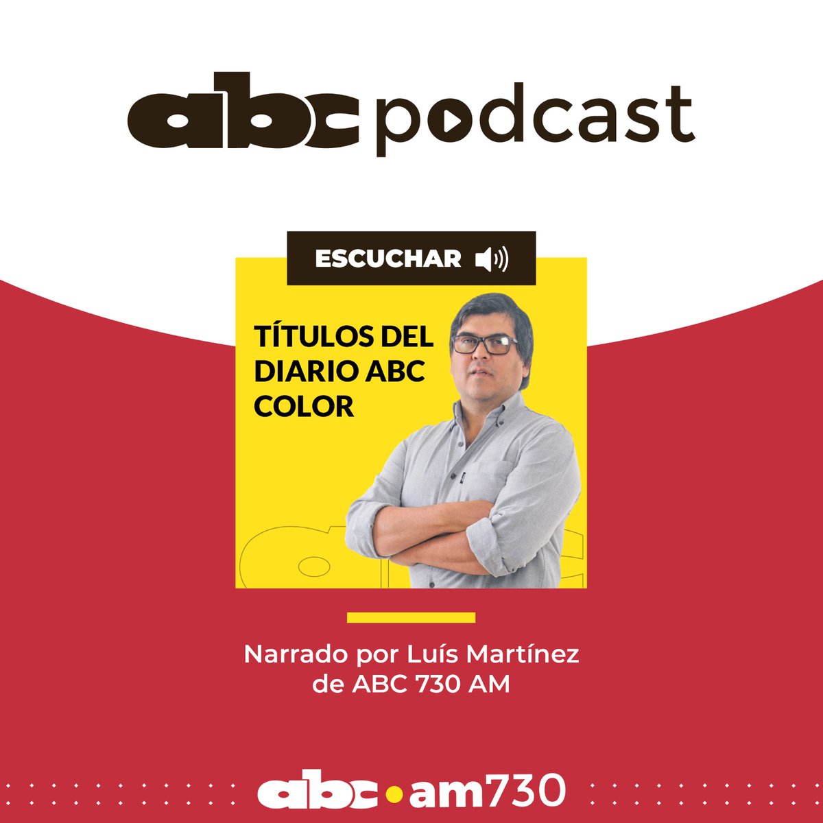 #ABCPodcast ¡Buen día! 🗞️📰 Este es el resumen de los principales títulos de la Edición Impresa del Diario ABC Color, en #MadrugadaABCCardinal. 🔊Disponible en Soundcloud, Spotify, Apple Podcast. 📲 abc.com.py/podcast-radio-… 📻#730AM