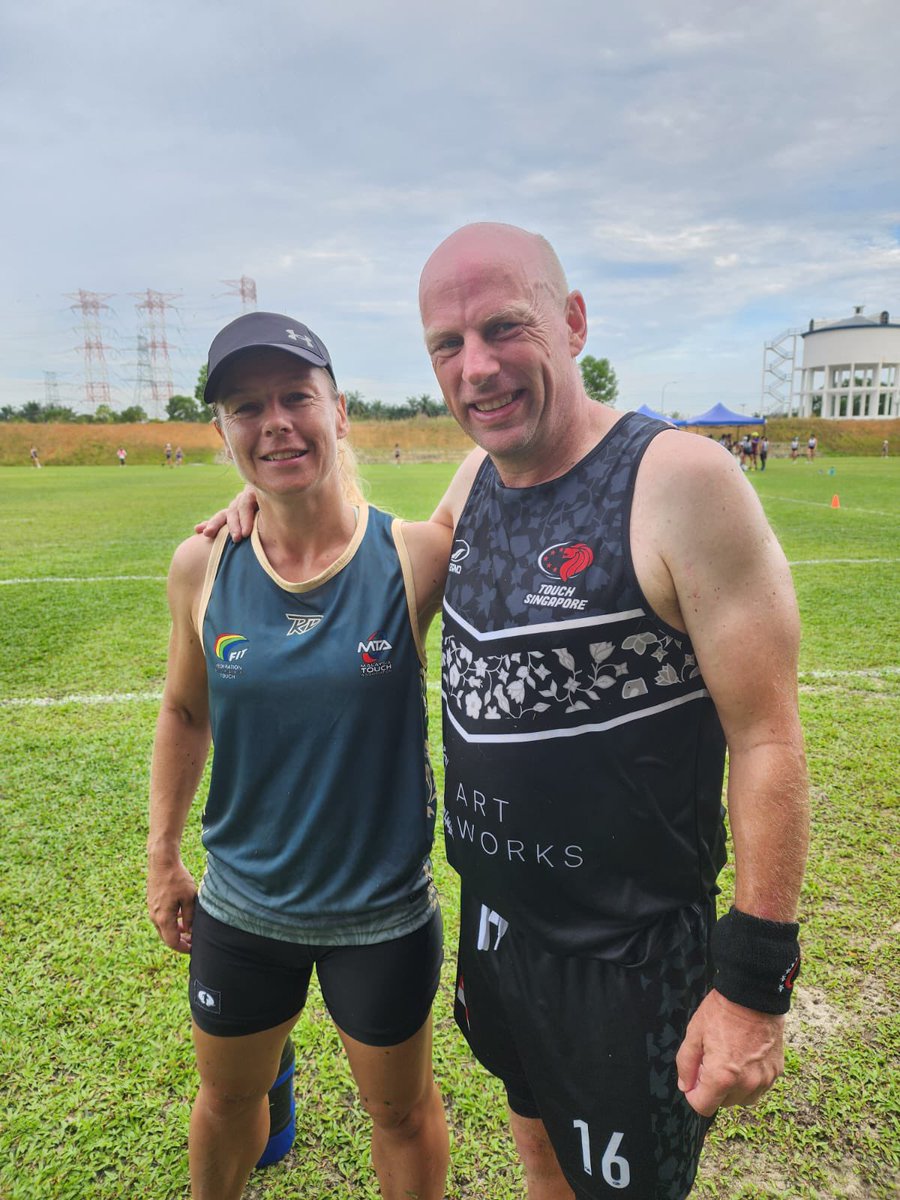 physedshep's tweet photo. Love how sport brings people together. A lovely surprise to play touch against @DCSG_KSH on the weekend 🇲🇾🇸🇬🏉
#touchrugby
#touchworldcup
#roadtonottingham https://t.co/EM2kPBb8t5