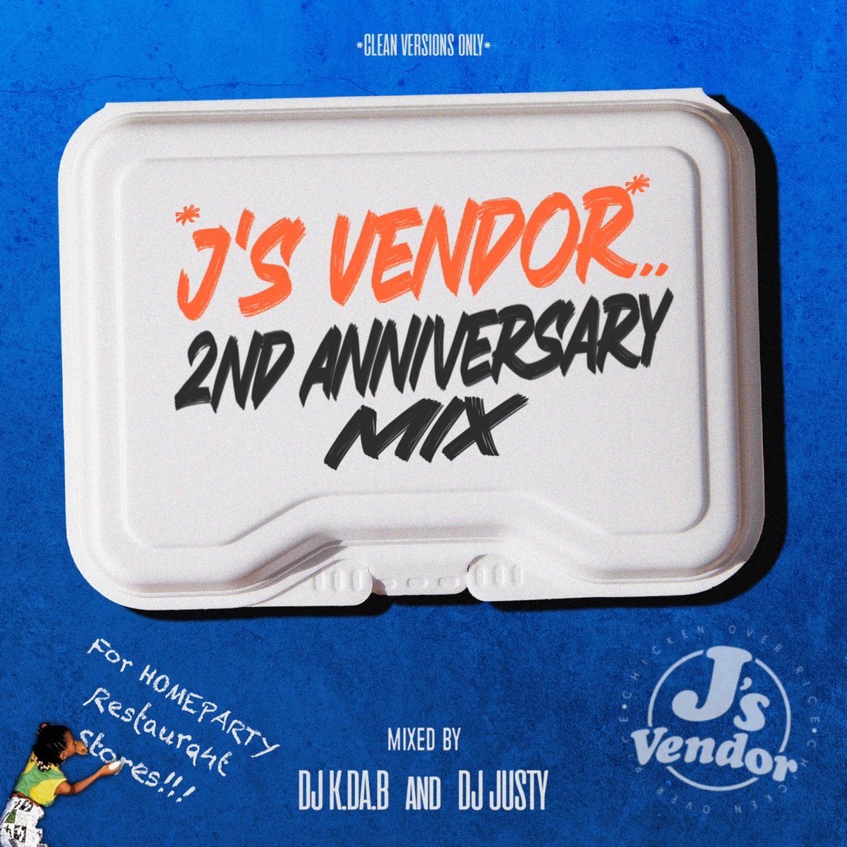 DJ JUSTY (@djjustyjp) プロデュース 原宿のチキンオーバーライス屋「J's Vendor」が2周年！ 4/17(水) 22:00オープン 渋谷 HARLEM 「J'S VENDOR 2nd ANNIVERSARY PARTY」 ▼GUEST DJ SAFARI ▼RESIDENT K.DA.B, JUSTY, PAY MASTER J >>2nd ANNIVERSARY MIX (Clean Only) on.soundcloud.com/k6C58nBshFbL67…