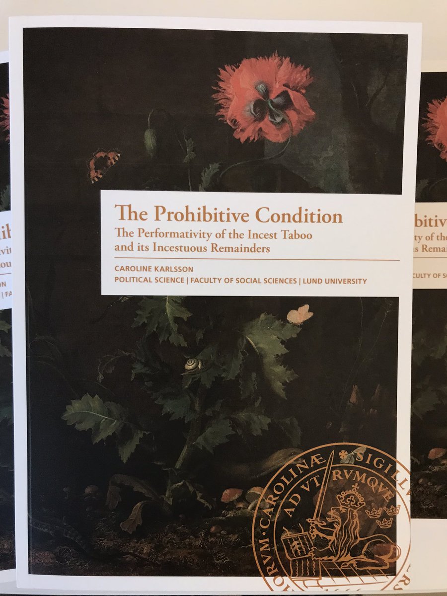carolinekarlssn's tweet photo. It’s finally here. My dirty, dark dissertation. https://t.co/vS3TrNLbLD