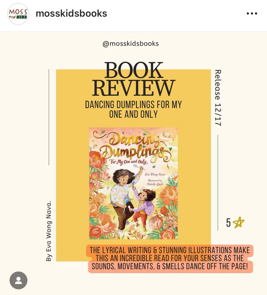 Monday blues gave way to Sunday sunshine in this Sunday Review of Dancing Dumplings For My One & Only, releasing December 17 in 🇺🇸 by @Candlewick 🐻 🕯️ Taking preorders 🖼️ @NatelleQuek #BookReview @WalkerBooksUK