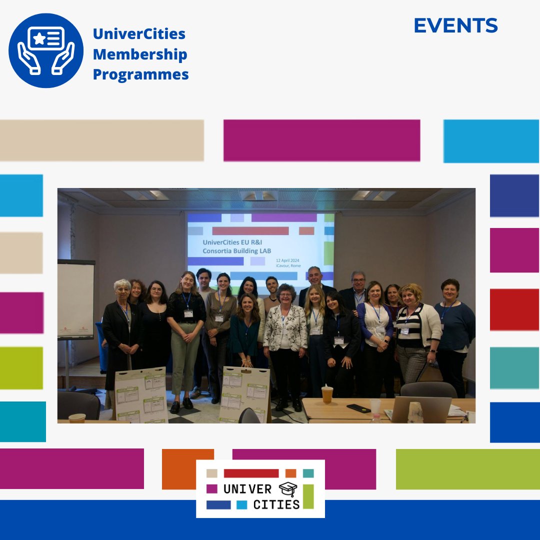 An incredible work session took place on the 12th of April in Rome during the first UniverCities EU R&I Consortia Building LAB. Notable panellists from the @EU_Commission & @UKRI_News attended. Stay tuned for more to come under the #UniverCities Membership Programme.