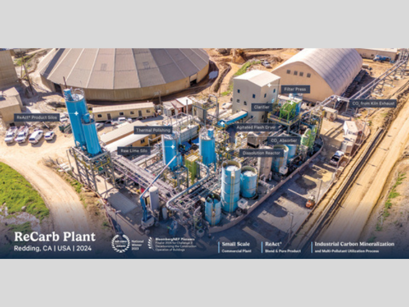 Fortera’s new ReCarb Plant is co-located with CalPortland in Redding, Calif. This first-of-its-kind plant executes Fortera’s patented ReCarb process technology on a commercial scale. 
tinyurl.com/4zyb76mt 
#brm #cementtechnology #carbonemissions #greencement #zerocarbon